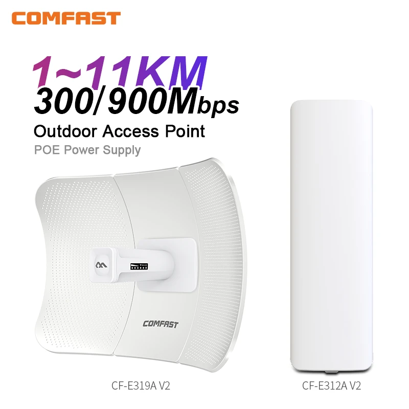 

5-11KM 5GHz Outdoor Wireless Bridge Long Distance Wi-Fi CPE Access Point Wifi Signal Amplifier Antenna Nanostation Extender AP