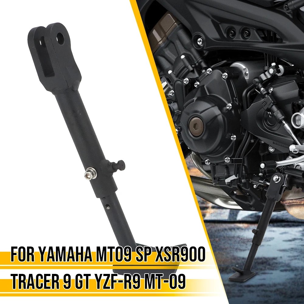 

Motorcycle Bracket Kickstand Side Stand Adjustable For Yamaha MT09 SP 2021-2025 XSR900 2022-2025 TRACER 9 GT 2021-2022 YZF-R9
