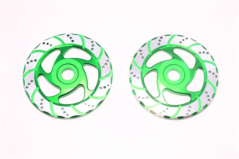 GPM Disco freno in alluminio Fodera argento per LOSI 1/6 Super Baja Rey Rey 2.0 - Los05021 Parte di auto da corsa fuoristrada