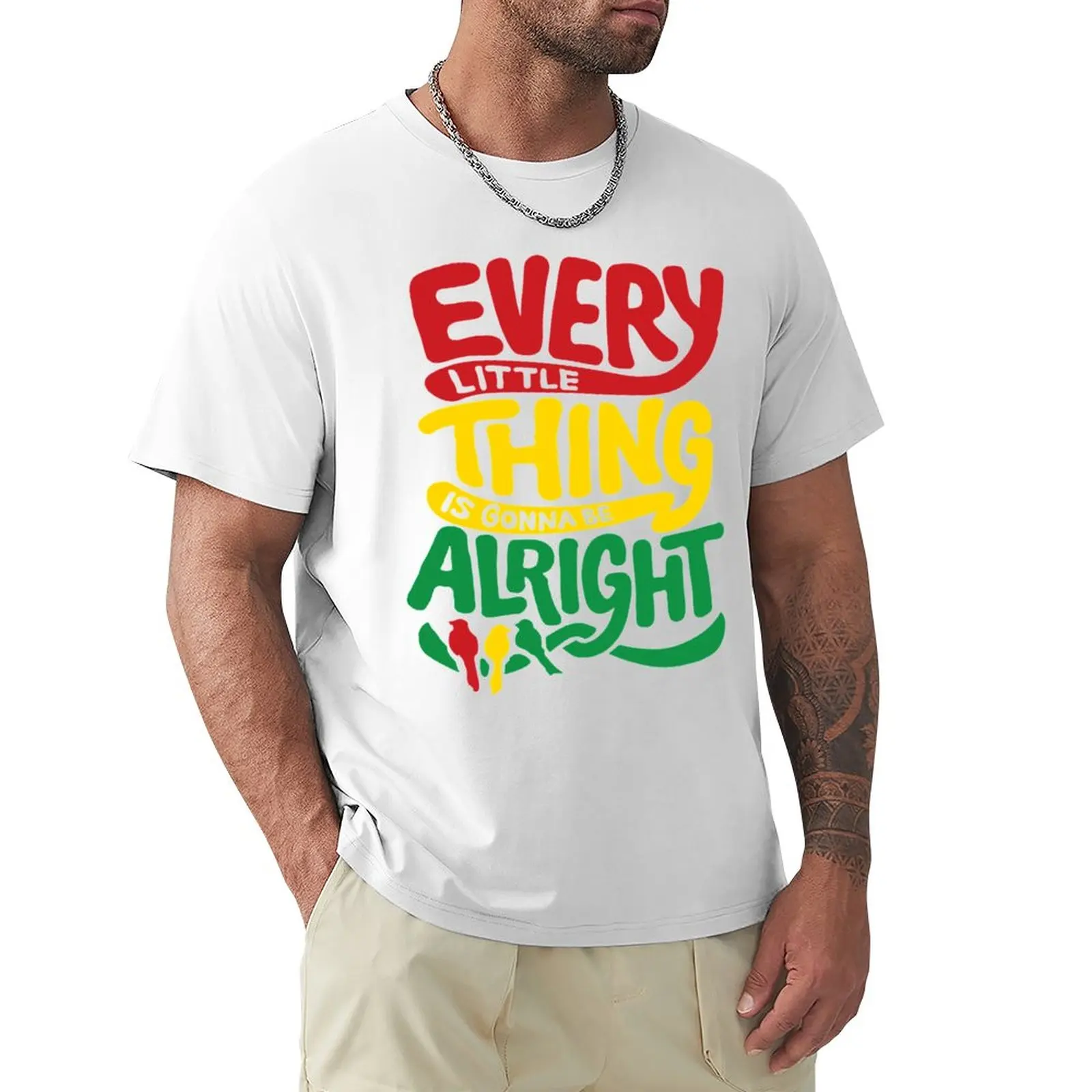

Every little thing is gonna be alright t-shirt T-Shirt sweat anime Blouse mens graphic t-shirts