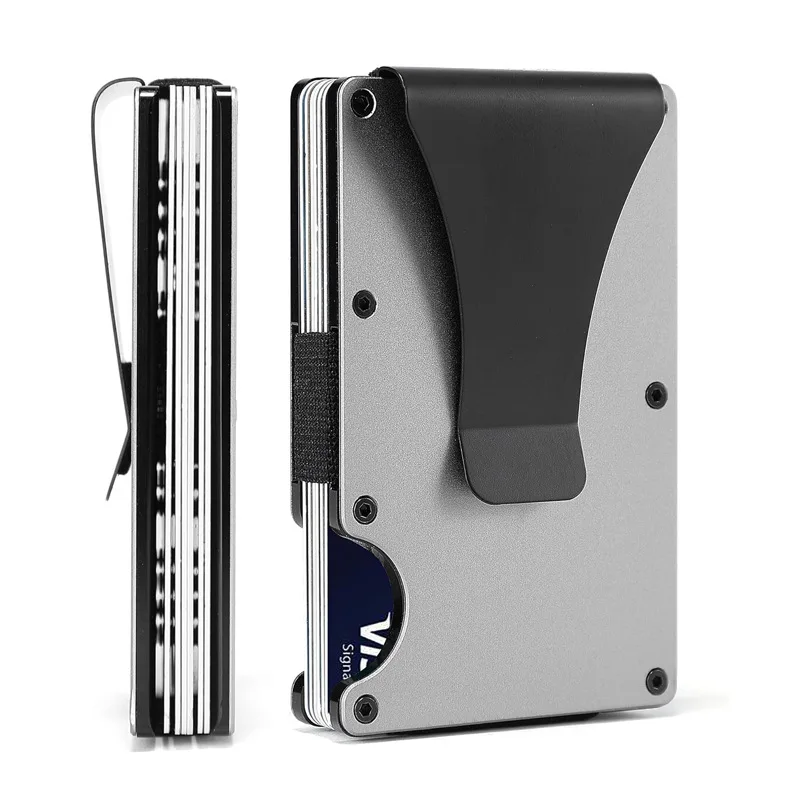 Wallet For Men  - Slim, Minimalistic & Seamless, Blocks RFID Scanners, Holds 12 Cards & Has a Money Clip