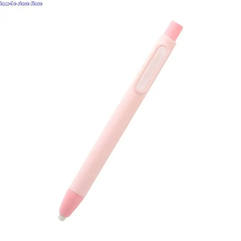 D0ua stylo stylo rétractable Eraser Press Action Eraser Easer Erasing Rubber Eraser pour élève