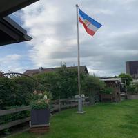 90*150cm Germany Schleswig Holstein Flag Polyester Printed Banner States of German For Decor