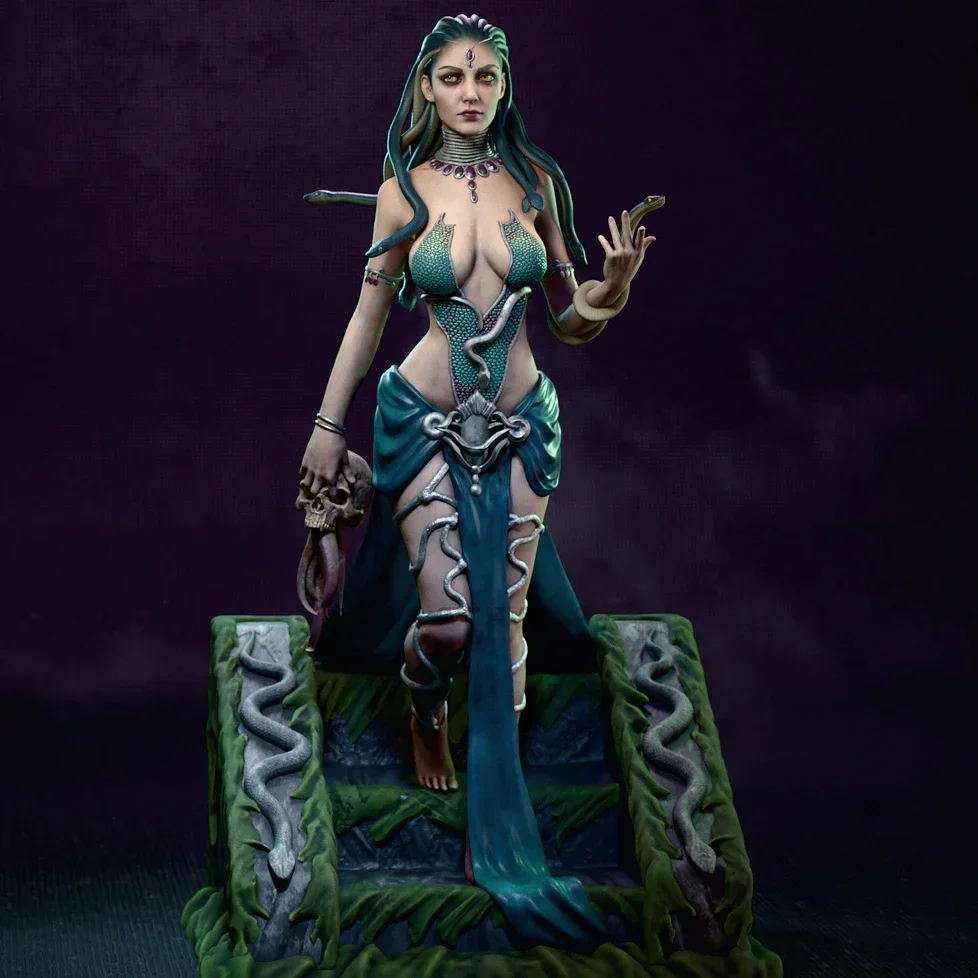 

The height of man 38mm 50mm 75mm Resin model kits figure beauty colorless and self-assembled 3D Printing TD-7027/3D