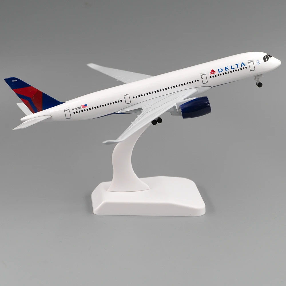 

18cm Aircraft Delta Airlines Airbus A350 with Landing Gear Alloy Plane Toys Children Kids Gift for Collection