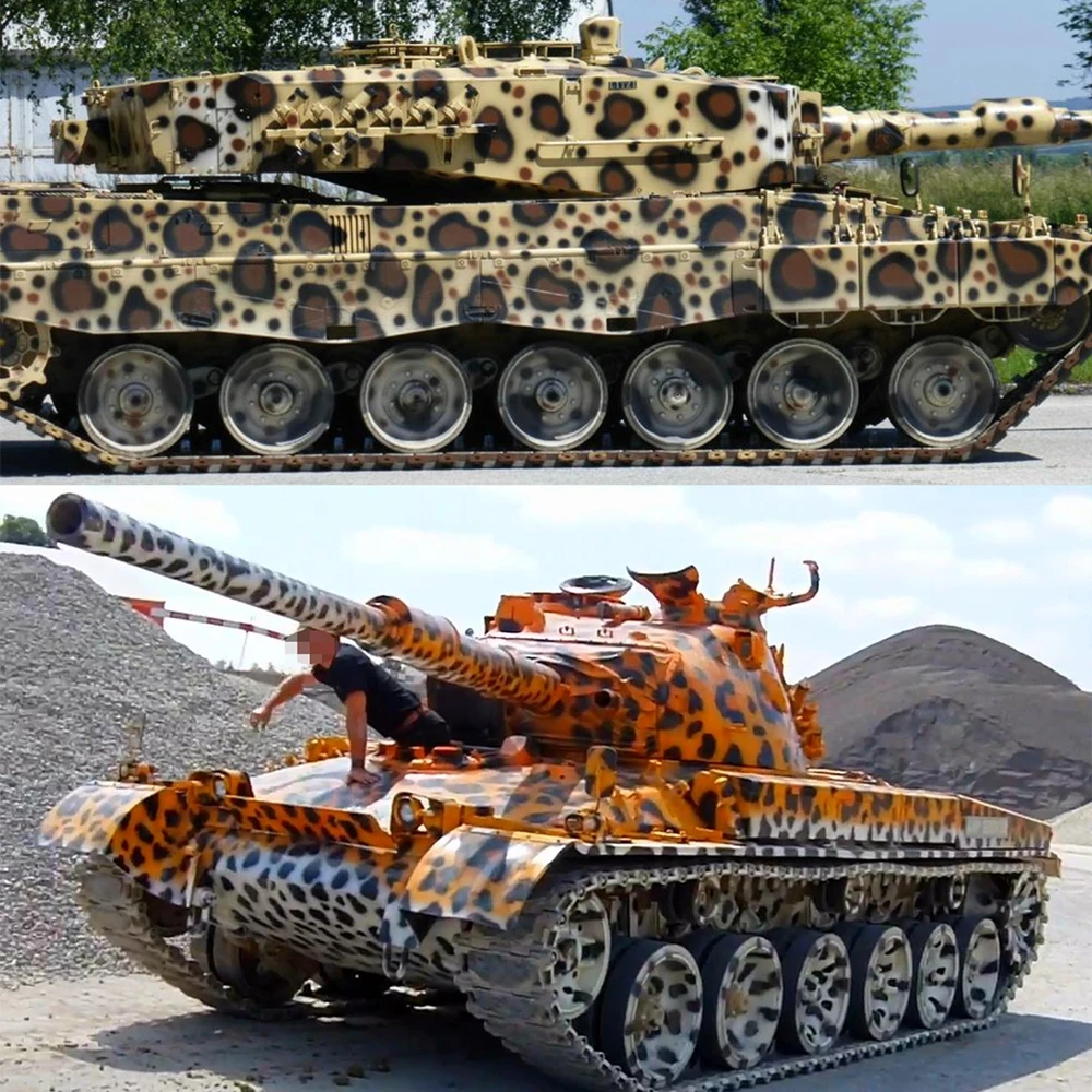 Picture 6: Leopard Pattern Camouflage Stenciling Template Leakage Spray Plate Tools Reusable Airbrush Stencil Template
