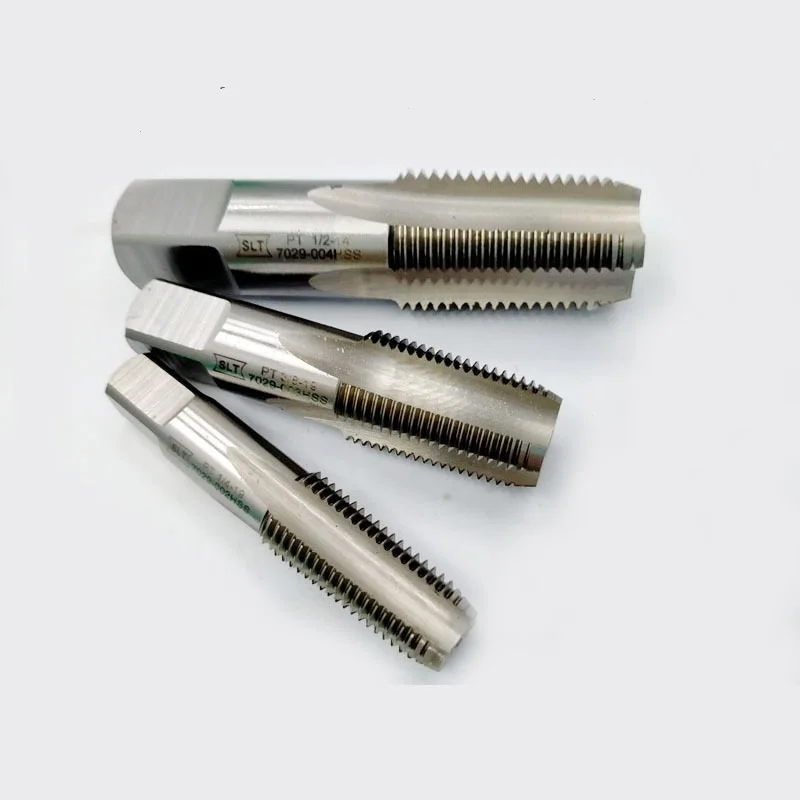 The screwlike four longitudinal flutes groove thread cutter tap tool