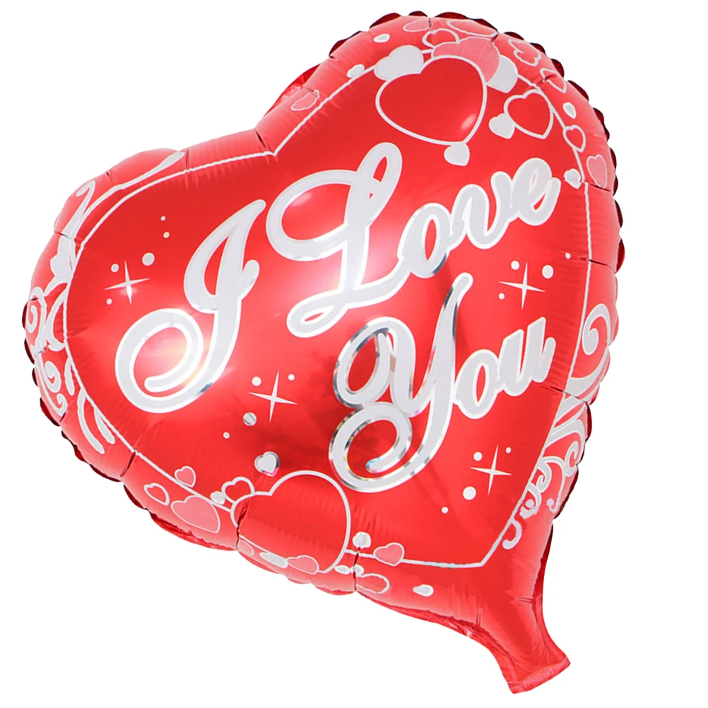 

18 Inch Heart Foil Balloons Balloon Wedding Valentine's Day Engagement Anniversary Party Decorations Air