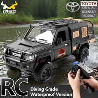 MN MODEL RC 1:12 Four-wheel Drive Dinosaur Diving Off-road Car Climbing Truck Rock Crawler Wading Pickup Vehicle Toy for Adult