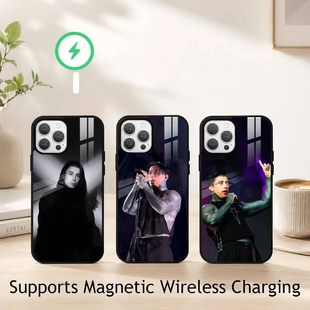 Singer Rapper Ronnie R-Radke gift Phone Case For iPhone18,17,16,15,14,13,12, Plus,Pro Compatible with magnetic wireless charging