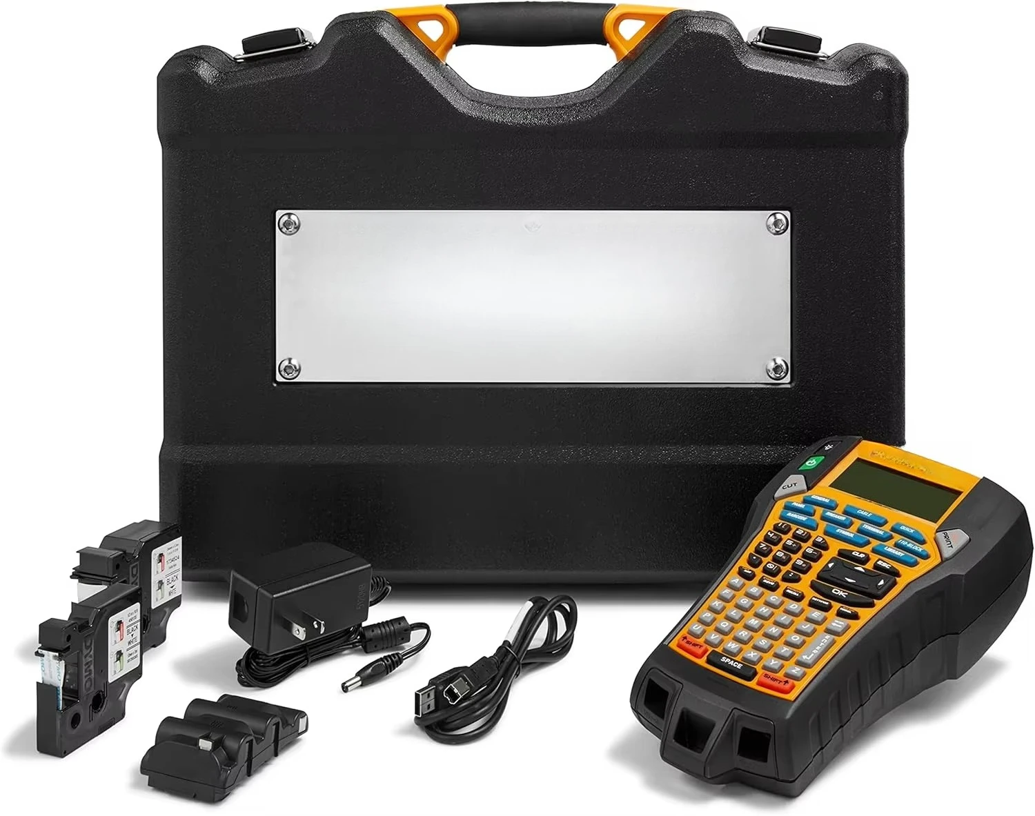 Labeling Job Industrial Label Maker Computer Connected Durable Thermal Label Print W/ Hard Carry Case
