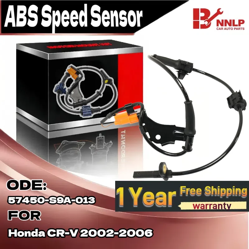 Sensor de velocidade da roda dianteira direita ABS para Honda CR-V 2002-2006 lado do passageiro, substitui 57450-S9A-013