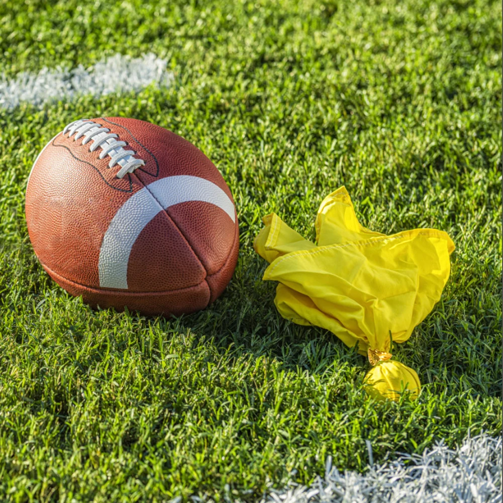 

Football Penalty Flag Professional Football Challenge Flags Polyester Cloth Football Flags for Football Games Party Accessory