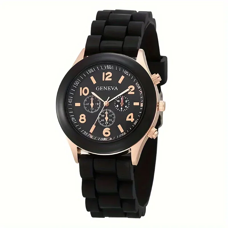 Stylish Round Pointer Quartz Watch, Gift for Her