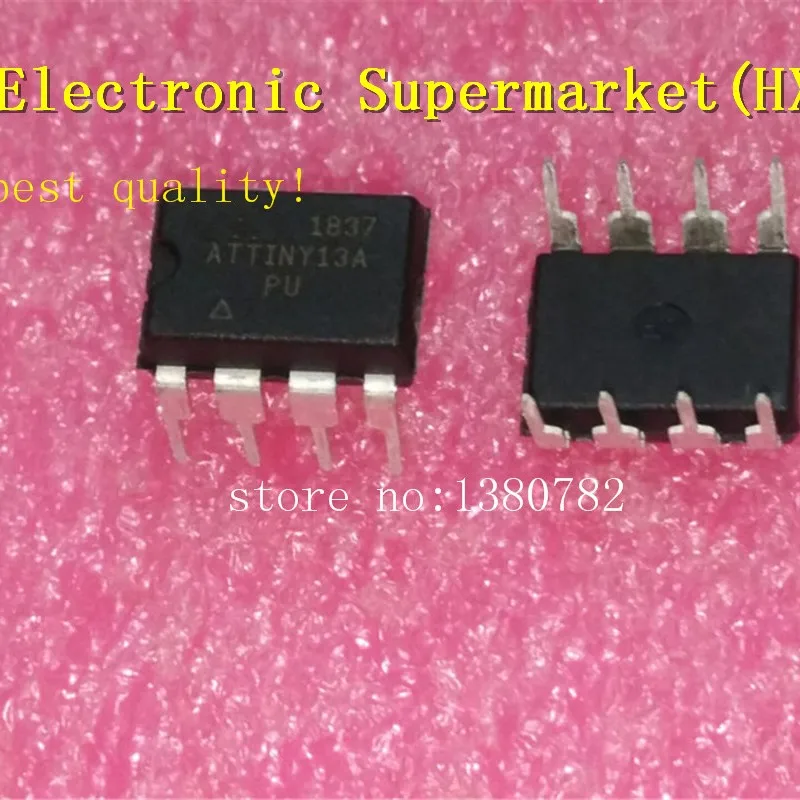 Free Shipping 50pcs/lots ATTINY13A-PU ATTINY13 DIP-8 New original  IC In stock!