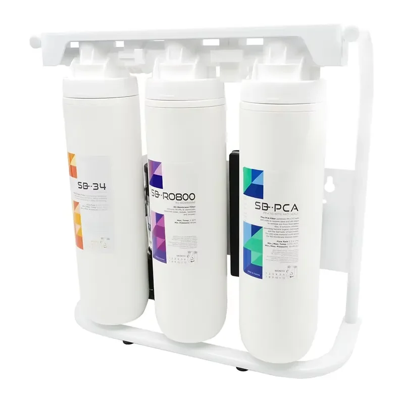 for LAN SHAN 800GPD Under Sink Reverse Osmosis System 3 Stage High Capacity Direct Flow Water Filter Purifier for Household