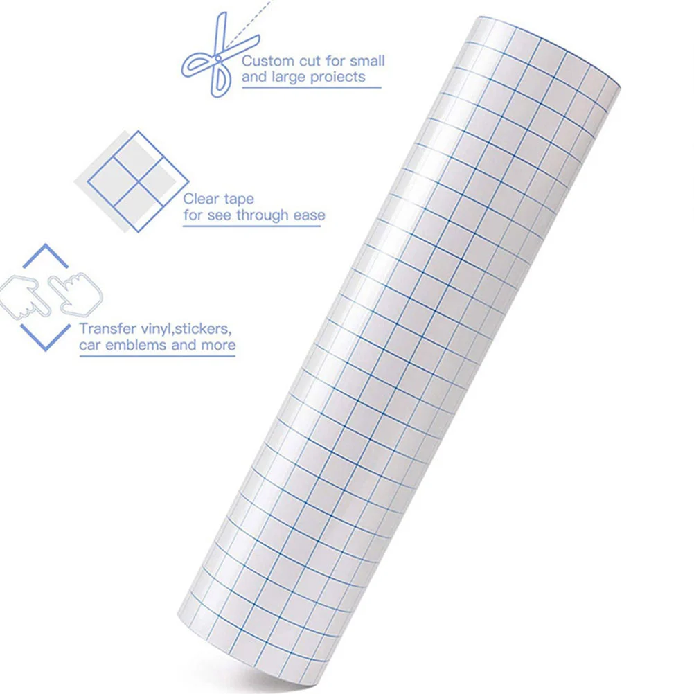 

3Pcs High-Quality Transfer Decal Easy Peel Blue Grid for Vinyl DIY Accessories Vinyl Transfer Tape Application Tape