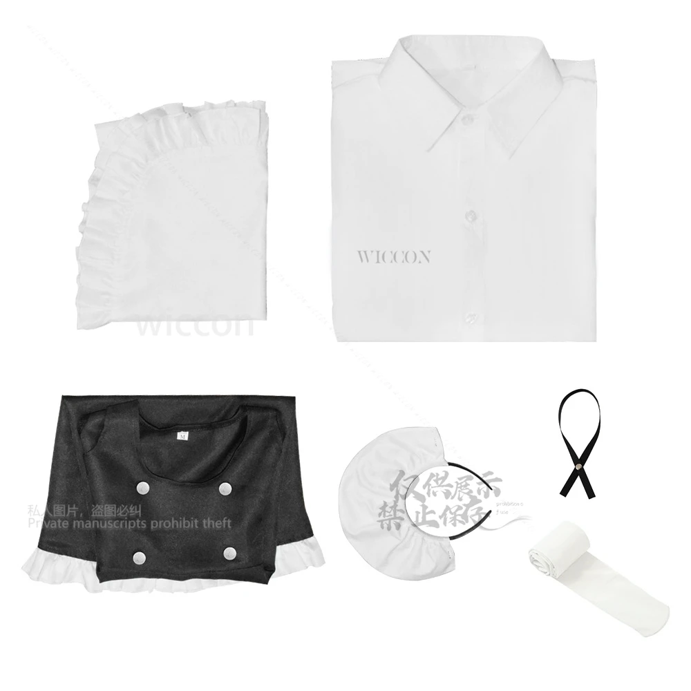 Anime Call of the Night Nanakusa Maid Dress Cosplay Nazuna Costume Cosplay Outfits Yofukashi Uta Character Halloween Party New
