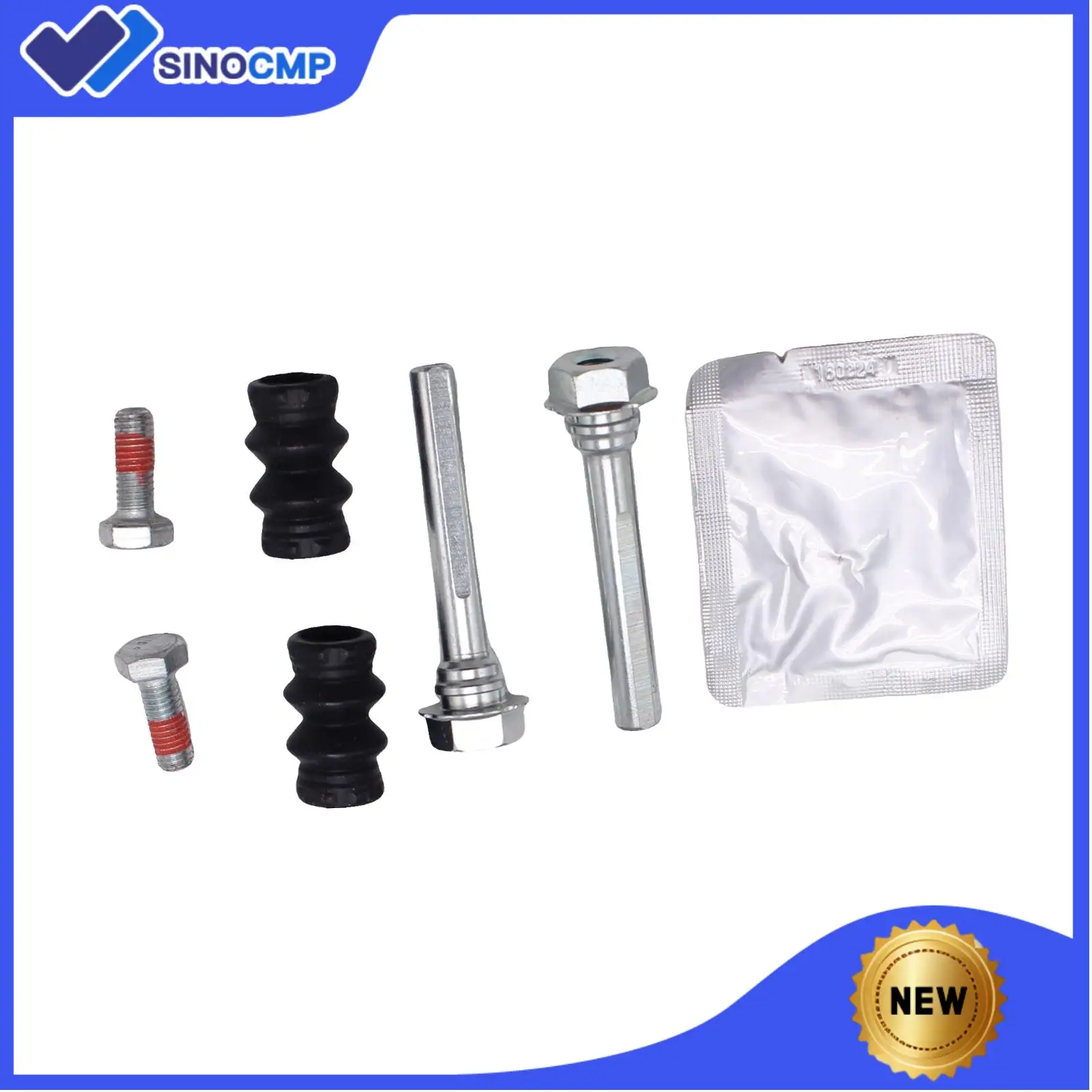 

Комплект направляющих болтов заднего тормозного суппорта 113-1339X для VW Transporter T5 с силиконовой смазкой Lucas TRW, совместимый с суппортом