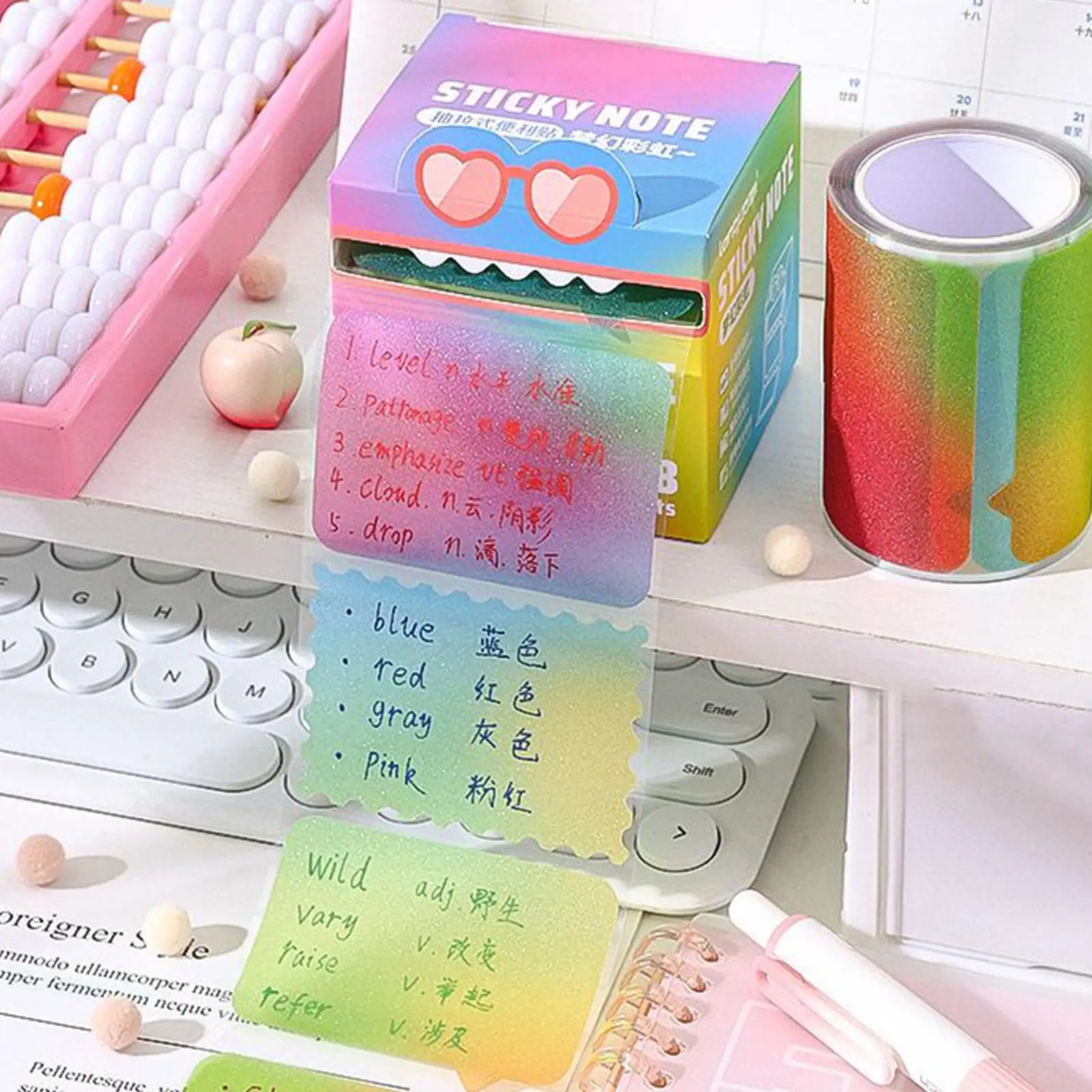 

Cute Sticky Notes Workplace Adhesive Pads Colorful Sticky Memo Notes For School Classroom Planning Study College Office Home