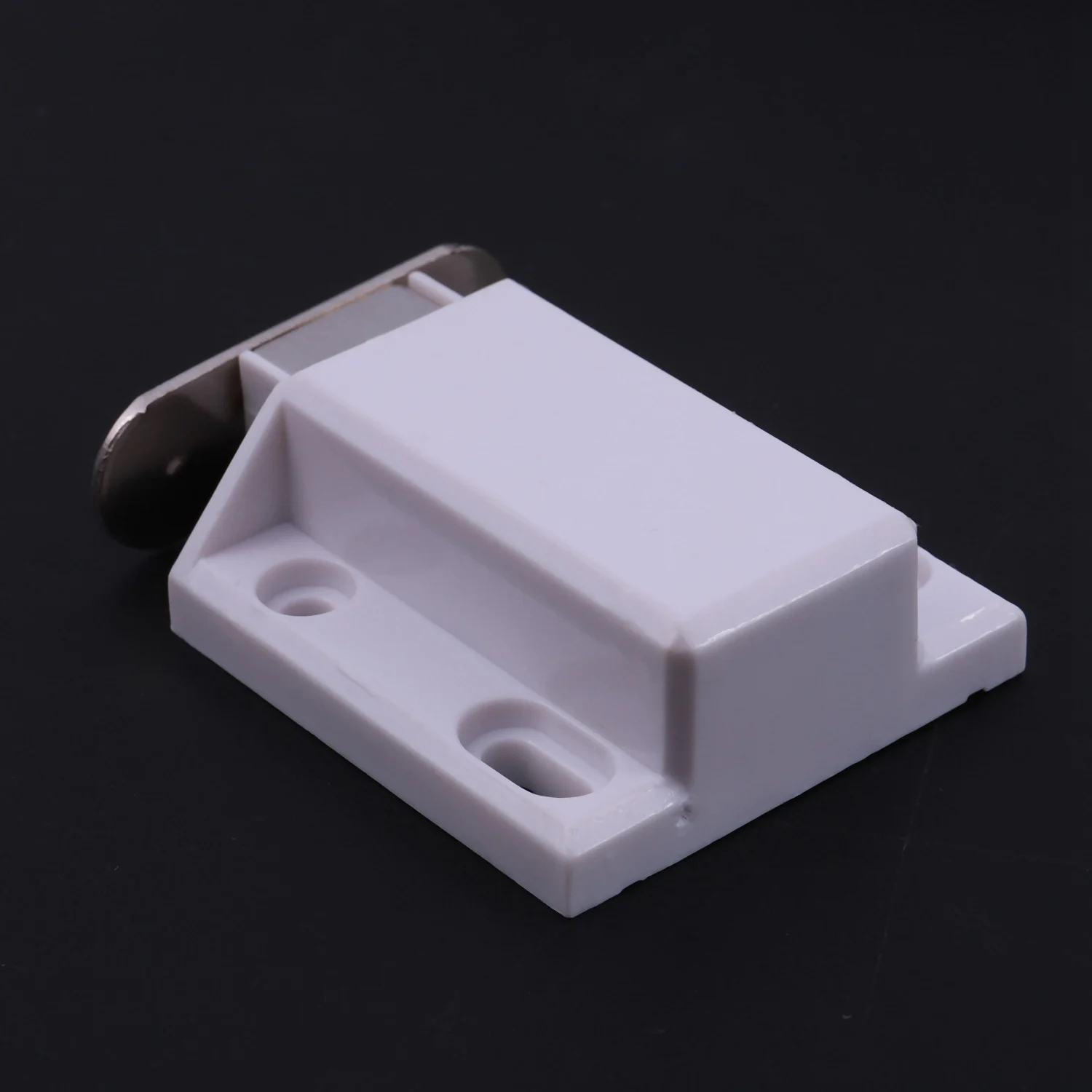 White Push To Open Magnetic Door Drawer Cabinet Catch Touch Latch