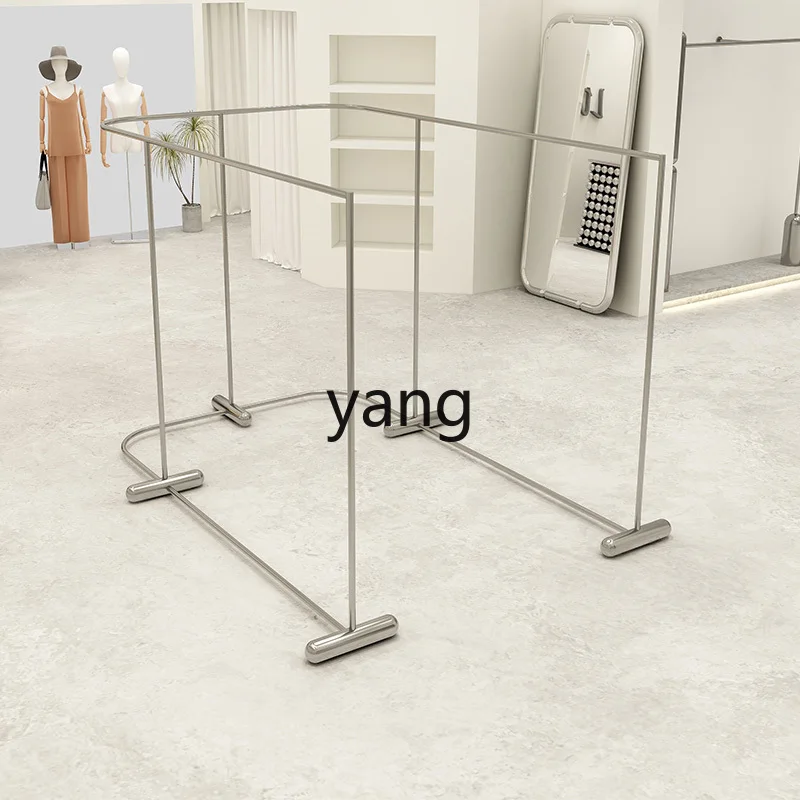 CCL floor-to-ceiling women's clothing store special display rack double row middle clothes rack U shape