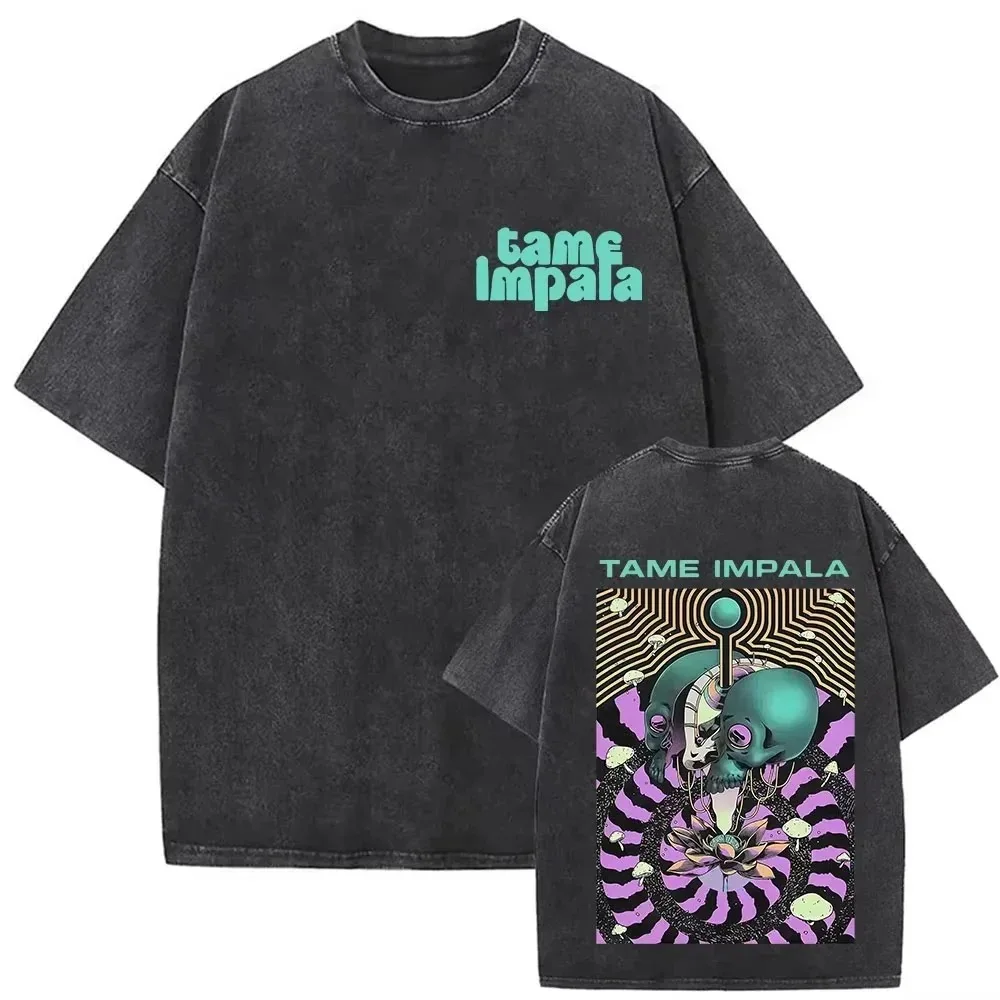 Tame Impala Deadbeat 2026 Tour Album T-Shirt, Unisex Vintage Loose Washed Tee, Fashion Hip-hop Fan Gift Women And Men T-shirt