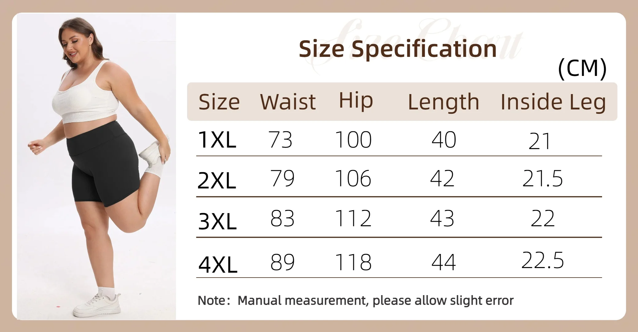 Women\'s Plus Size Stretch Essential Legging Summer Breathable quick-dry Sports Pants High Waist Tight Cycling Yoga Shorts