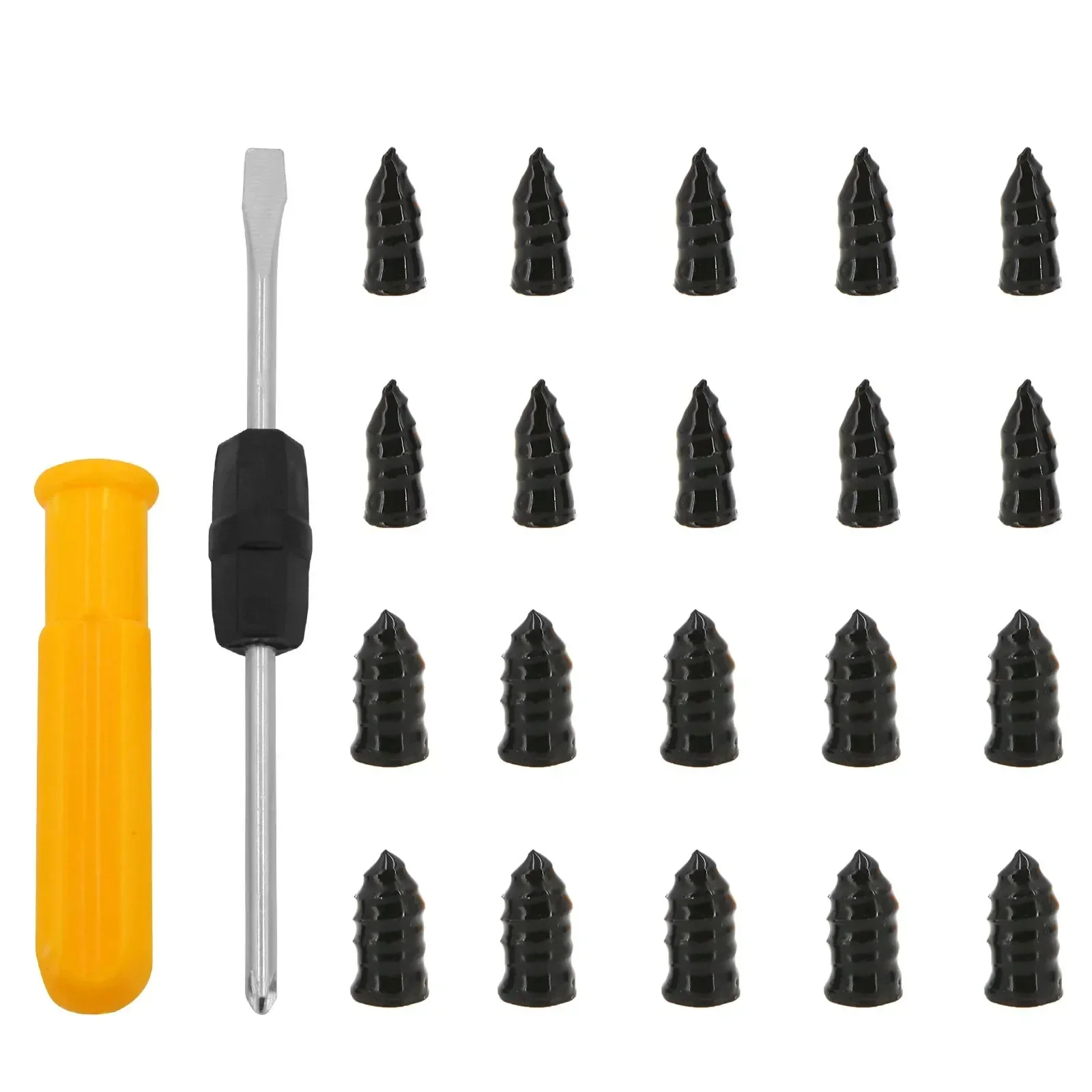 Tragbarer EVA-Aufbewahrungskoffer, Vakuum-Reparaturset für Schlauchlose Reifen, Nagelset, Langlebiges Gummi für Auto, Motorrad, SUV, Täglicher Gebrauch – Detail 1