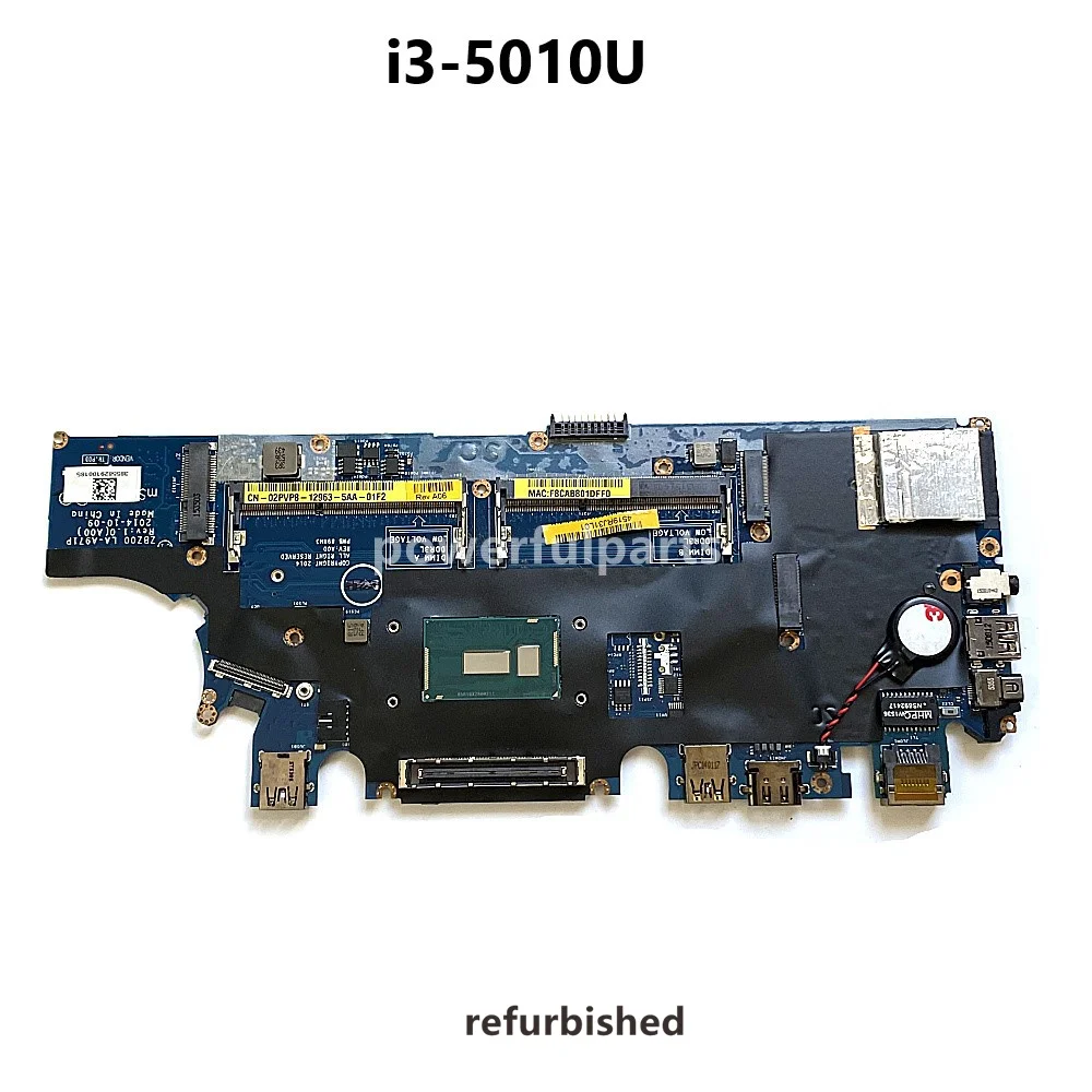 Refurbished Working Good For Dell Latitude E7250 Motherboard Intel Core i3-5010U 2.1GHz 2PVP8 02PVP8 CN-02PVP8 ZBZ00 LA-A971P