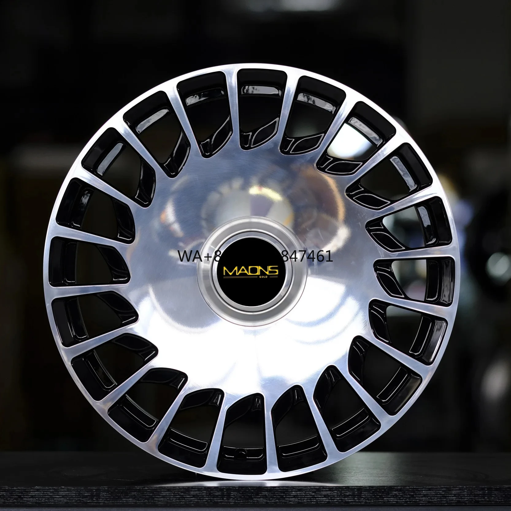 

Wheelshome 8120F High Performance 19/20Inch Staggered 5-112 with 66.5 Polished Alloy Wheels for MERCEDES BENZ Maybach