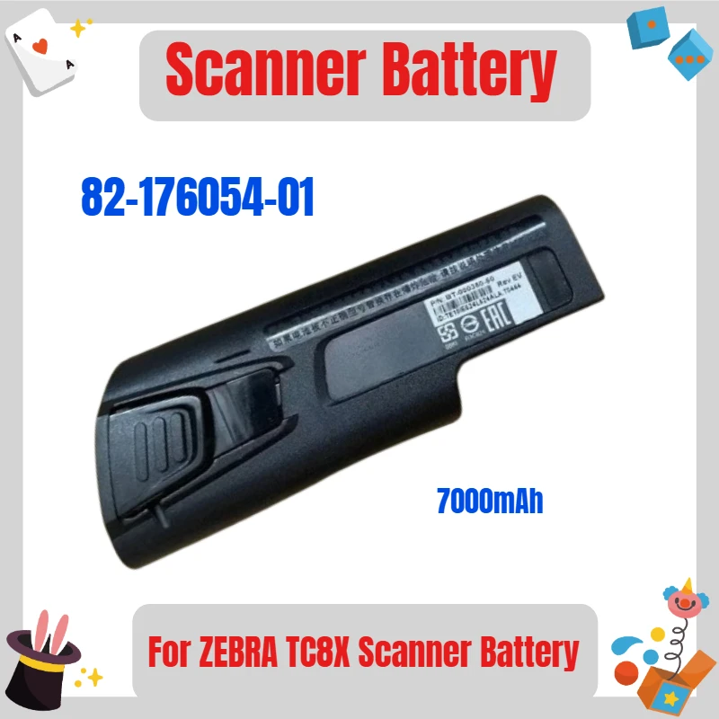 

82-176054-01 Brand New Compatible For ZEBRA TC8X Scanner Battery TC8000 Battery