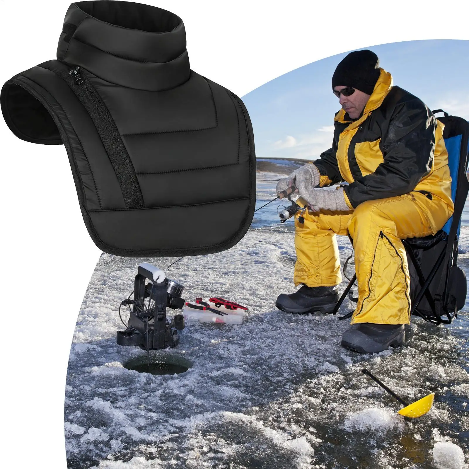 

Мотоциклетные грелки для шеи, дышащие теплые велосипедные аксессуары с сумкой для хранения, зимняя накидка на шею для холодной погоды, на открытом воздухе, на каждый день