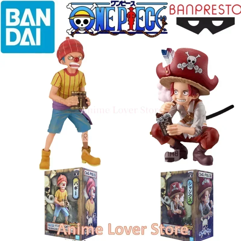 

Bandai Banpresto Original One Piece DXF Wano Country Shanks Buggy Anime Figures Toys for Kids Gift Collectible Model Ornaments