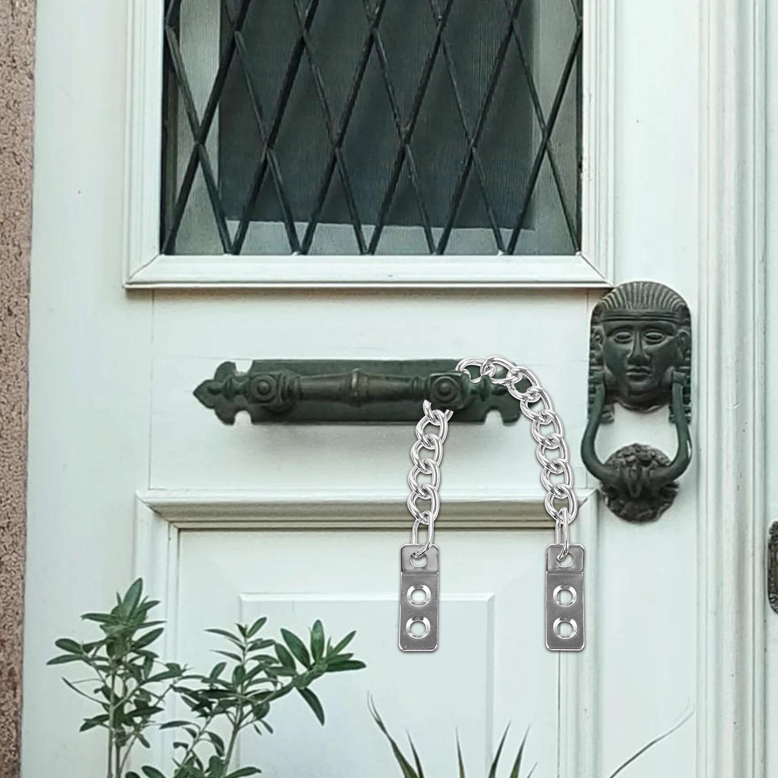 

Security Security Latch For Front Cabinet Door Safety Lock Durable Hanging Anti-Theft Metal Door Chain Chain