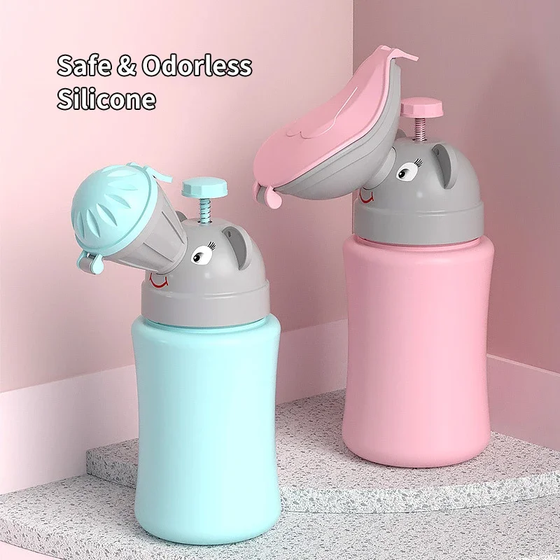 Portable Baby Urinal for Boys Girls Travel Car Potty Anti Leakage Kids Convenient Toilet Outdoor Hygiene Toilet Urinal Pot