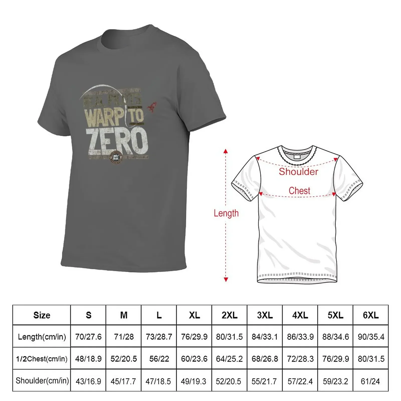 Real Pilots Warp to Zero T-Shirt quick drying shirts graphic tees boys animal print T-shirts for men cotton