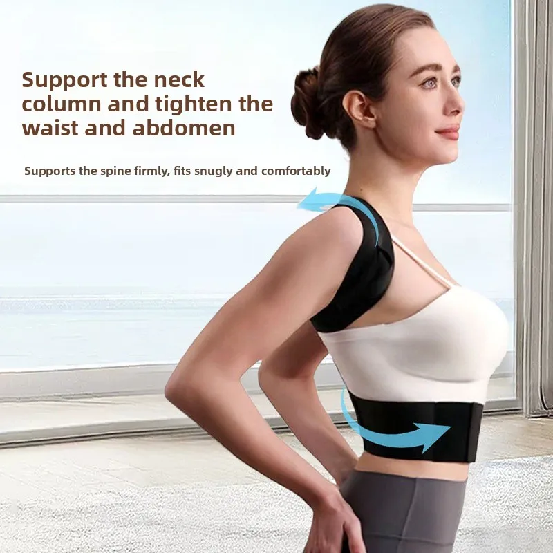 Shoulder Straightening Posture Corrector Breathable Support Belt Light Back Brace for Sitting Standing Posture Care