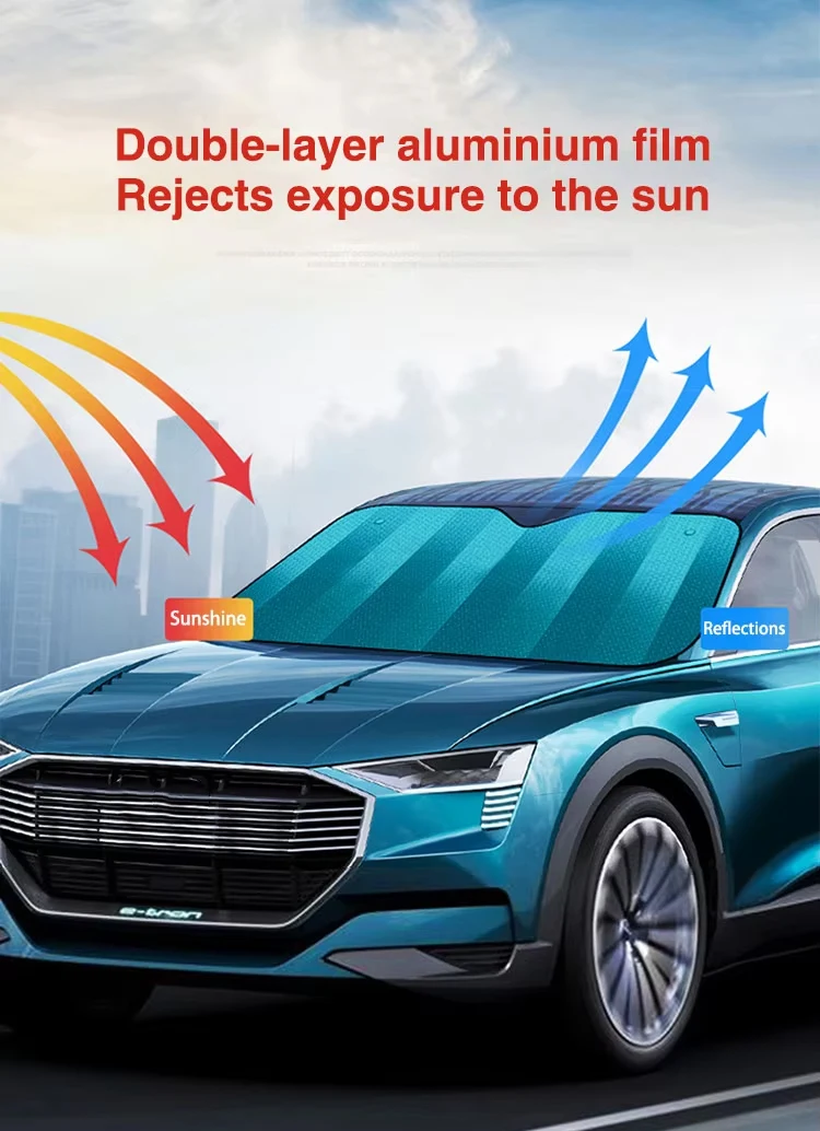Full Cover Sunshades For Nissan Qashqai J11 Accessories 2014-2019 Car Window Visor Heat Insulation Anti-UV Protection Auto parts view 3