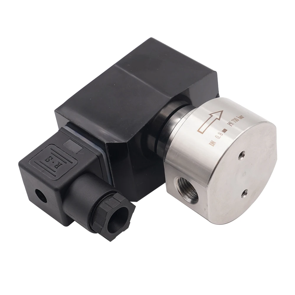 304 Stainless Steel High Pressure Car Wash Solenoid Valve 0~700 Bar(Details See Specification Table) G NPT 1/4/