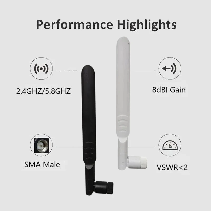 EOTH 2,4g 5,8g antenne 8dbi sma männlichen wlan wifi dual band antene iot modul router tp link signal empfänger antena high gain