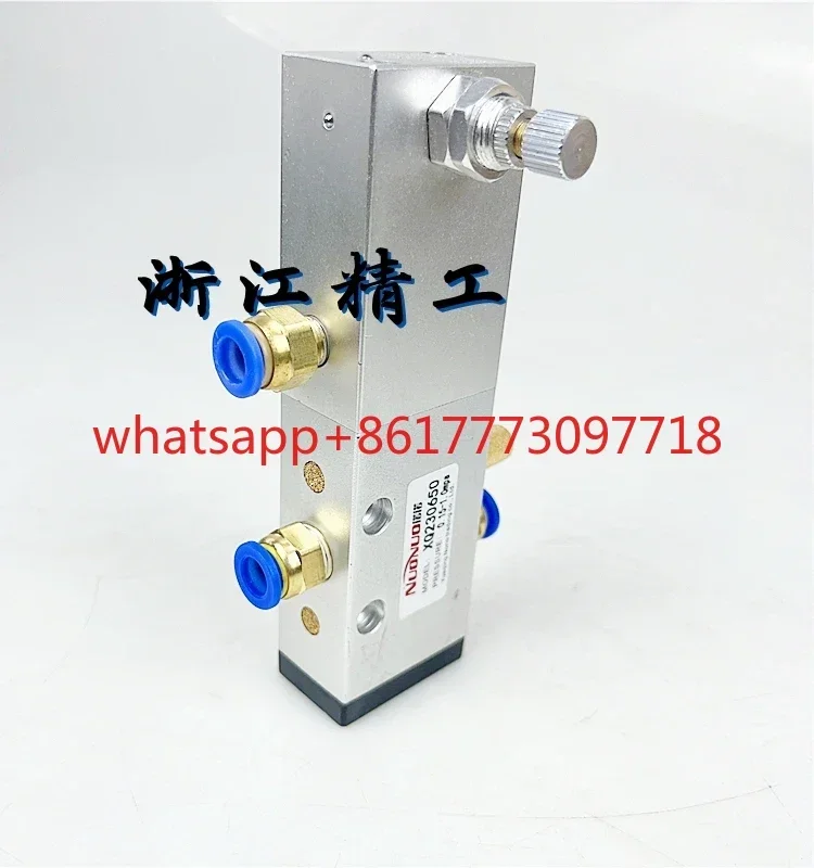 Pneumatic delayed directional control valve XQ230650, two position three way XQ250650, pneumatic directional control valve