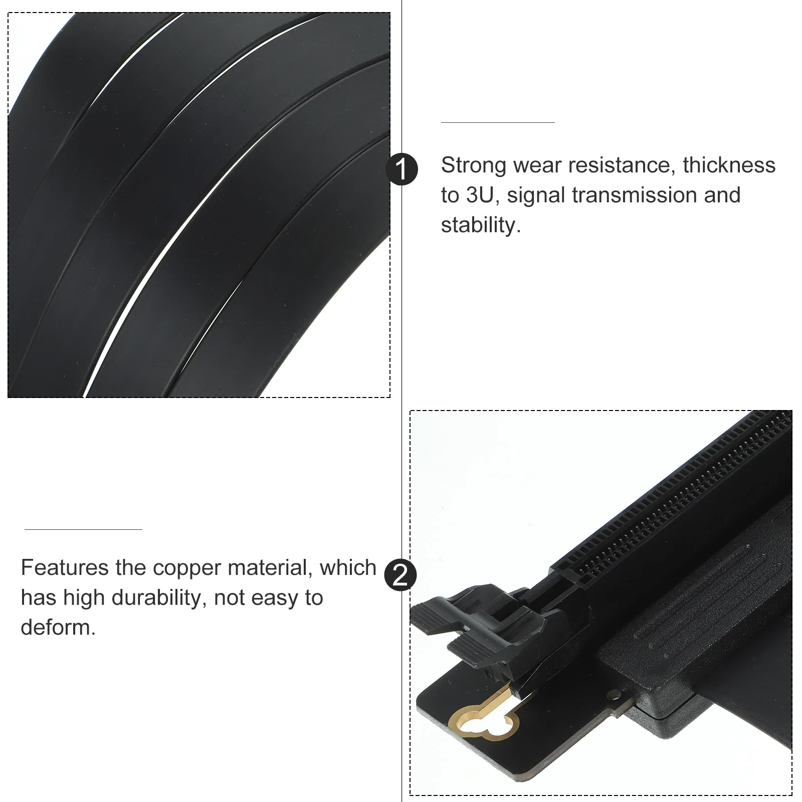 

PCI Express Riser Cable 90 Degree Extension for Graphic Card PCI-E 3.0 Copper Wire Adapter Computer Hardware Cables