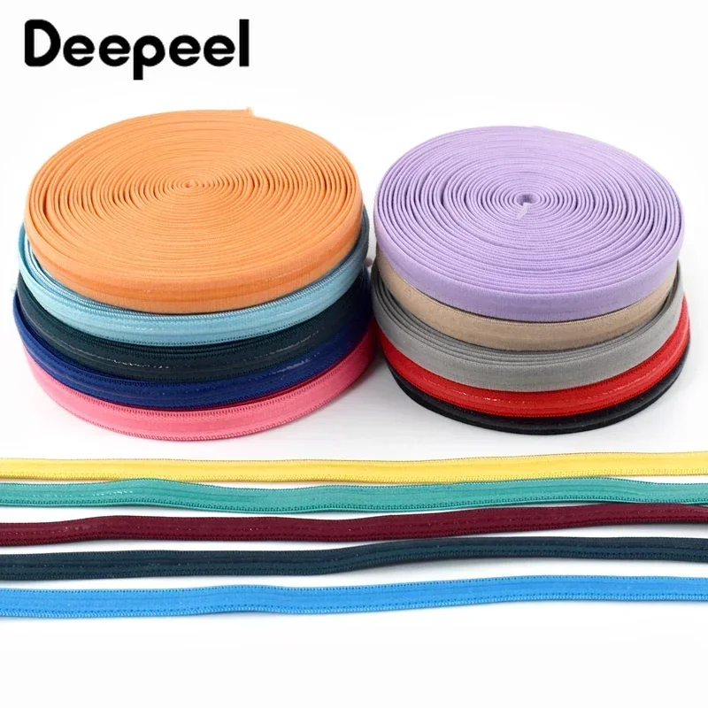 10/20M Deepeel 10mm Non-slip Elastic Band Bra Underwear Shoulder Strap Anti-skid Stretch Silicone Rubber  Clothes Lace Tape