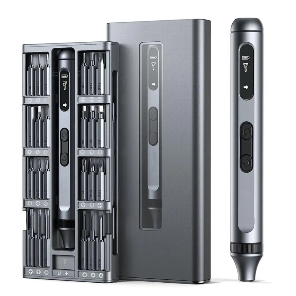50 in 1 Electric Screwdriver Set Magnetic Type-C Fast Charging Screw Driver Bit Kit Multifunctional Removable