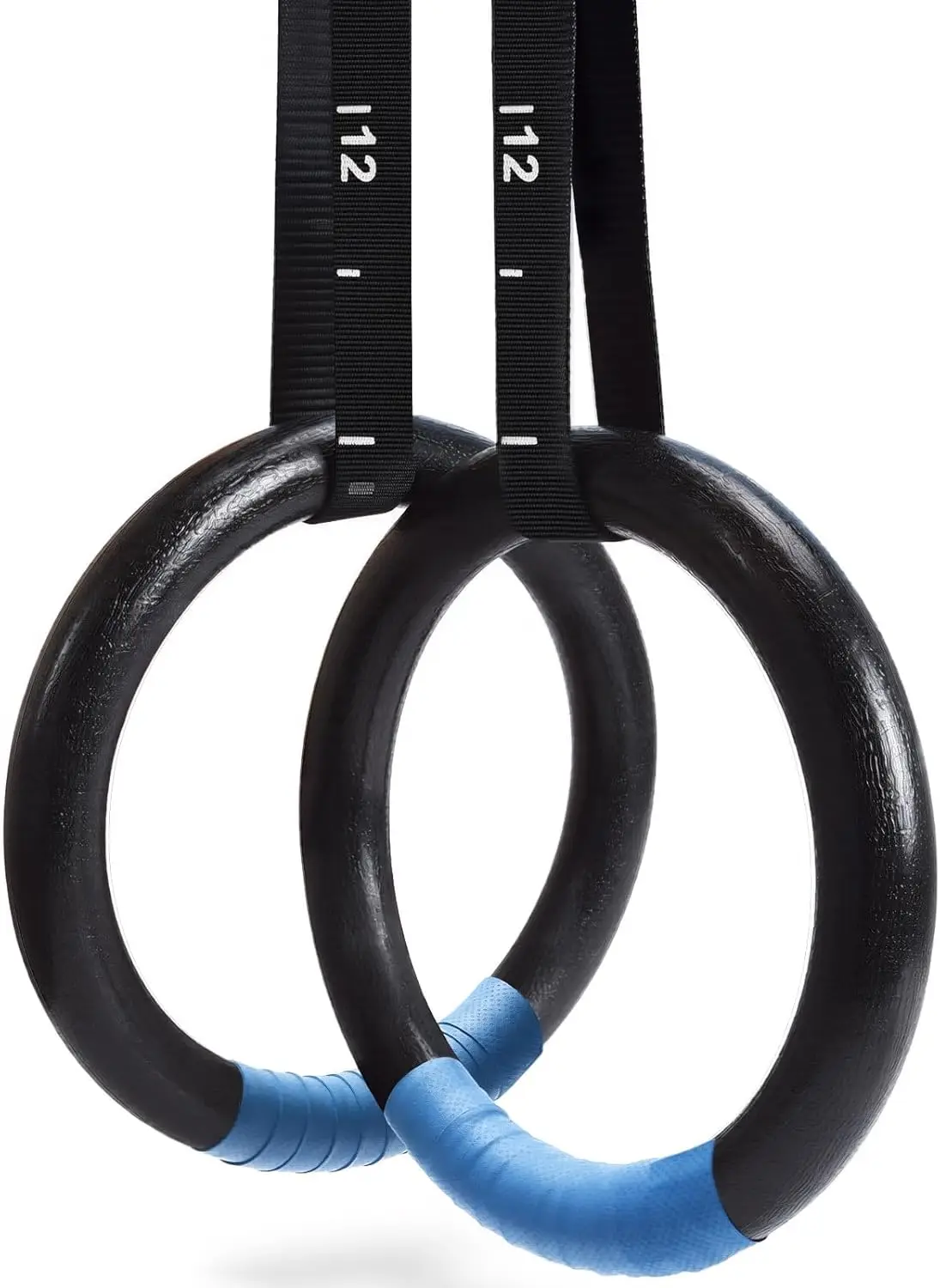 

Gymnastic Rings 1100lbs Capacity with 14.76ft Adjustable Straps for Pull Ups Home Gym