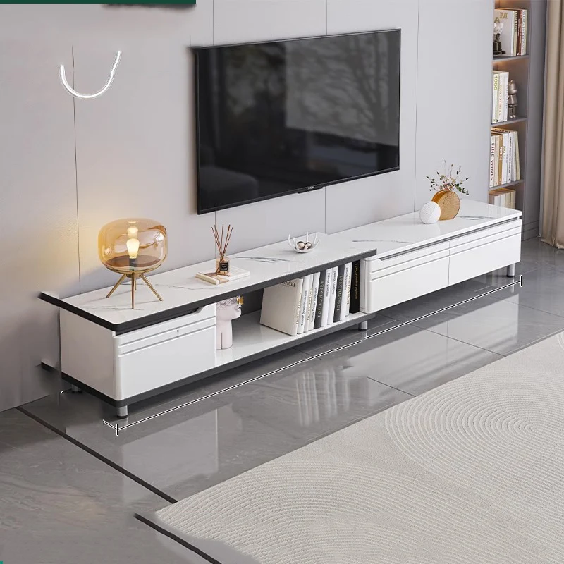 xx-Luxury Modern Tv Adjustable White High End Stand Tv Cabinet Living Room Farmhouse Meuble Television Salon Home Furniture*