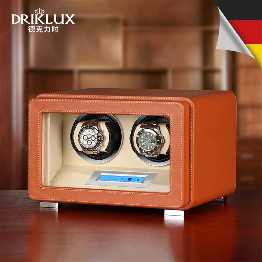 

Driklux 2 Slots Watch Shaker Mechanical Watch Turntable Home Watch Rotation Watch Winder Best Gift