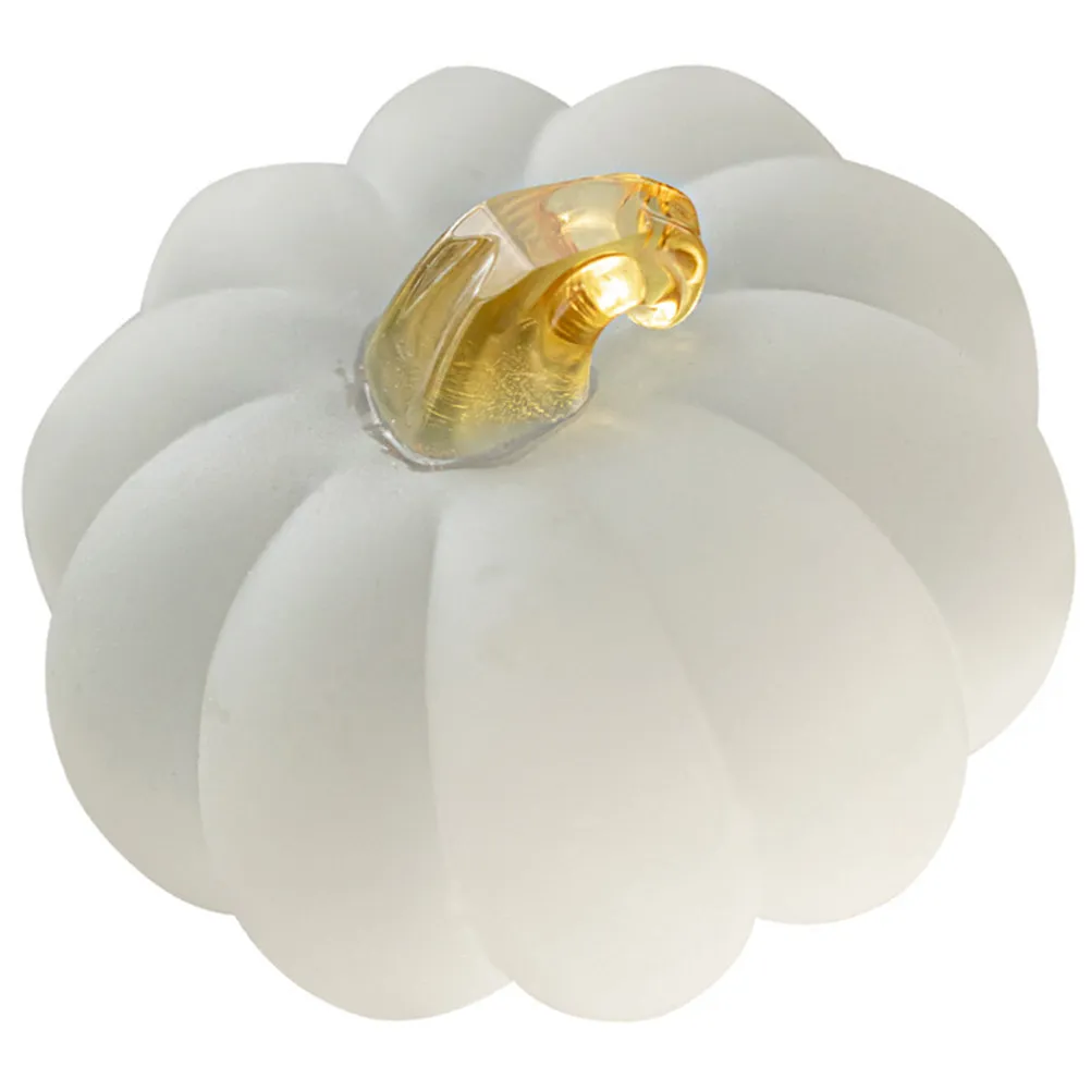 Pumpkin Shape Crystal Glass Calligraphy Paperweight Brush Holder Paper Weight for Writing Practice Crystal Glass Paperweight