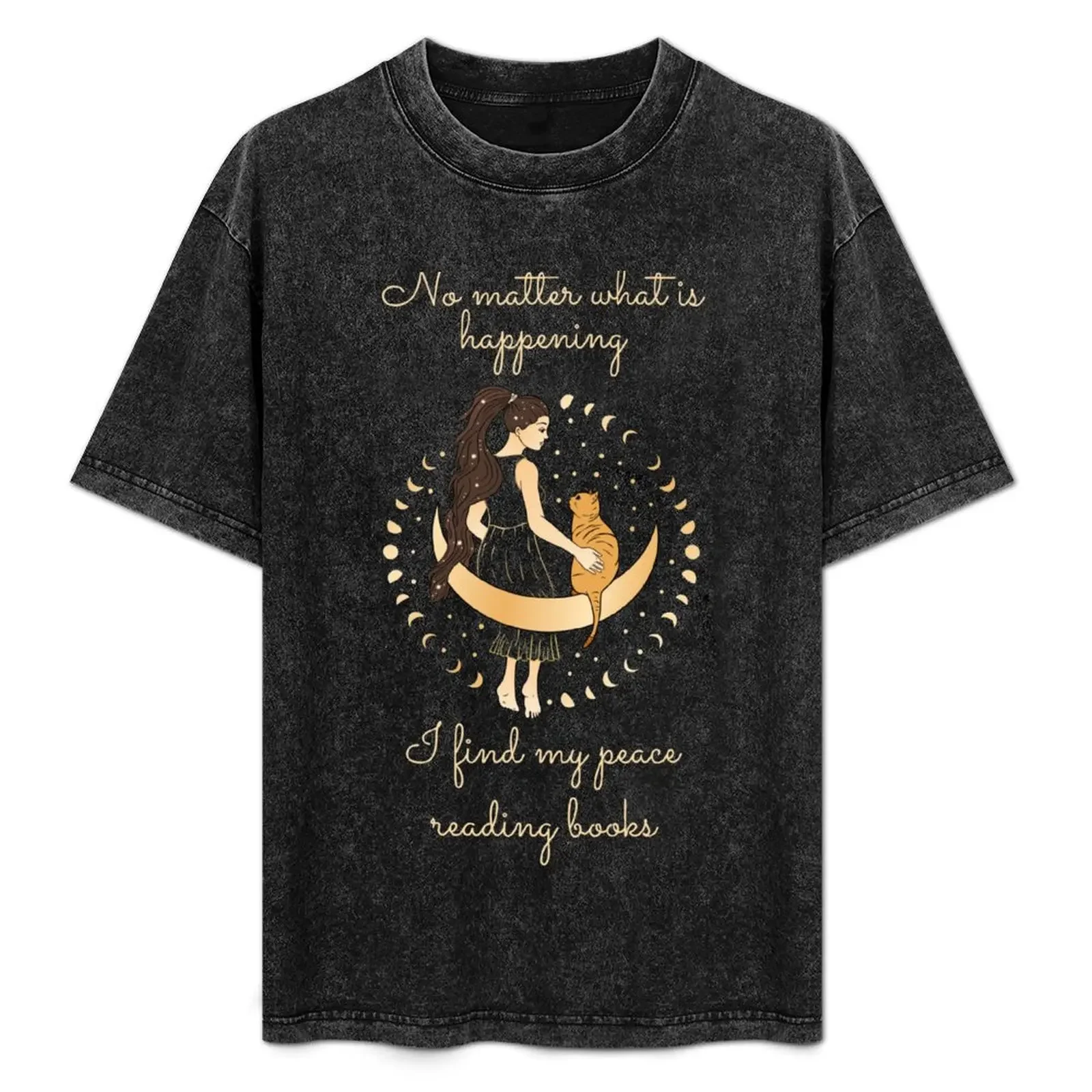 

Finding peace T-Shirt man t shirt designer t shirts cotton 100% anime t shirts oversize man shirts for men casual T-Shirt